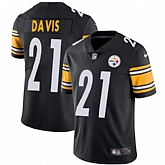 Nike Men & Women & Youth Steelers 21 Sean Davis Black NFL Vapor Untouchable Limited Jersey,baseball caps,new era cap wholesale,wholesale hats